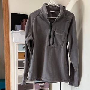 Columbia Charcoal Fleece Half-Zip Pullover